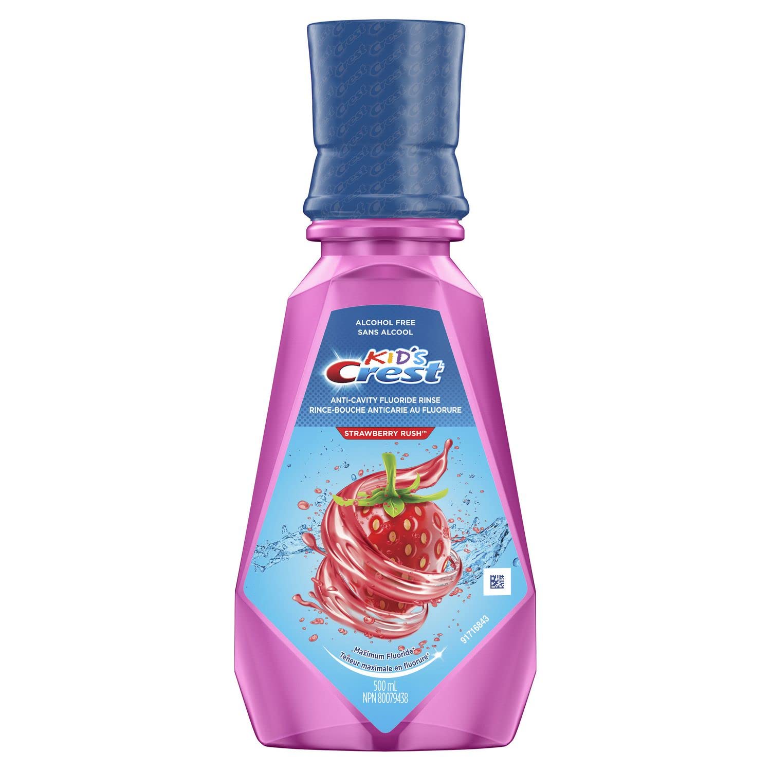 Foto 1 | Enjuague Bucal Crest Kid's Anticaries Sin Flúor, Sin Alcohol, 500 Ml - Venta Internacional.