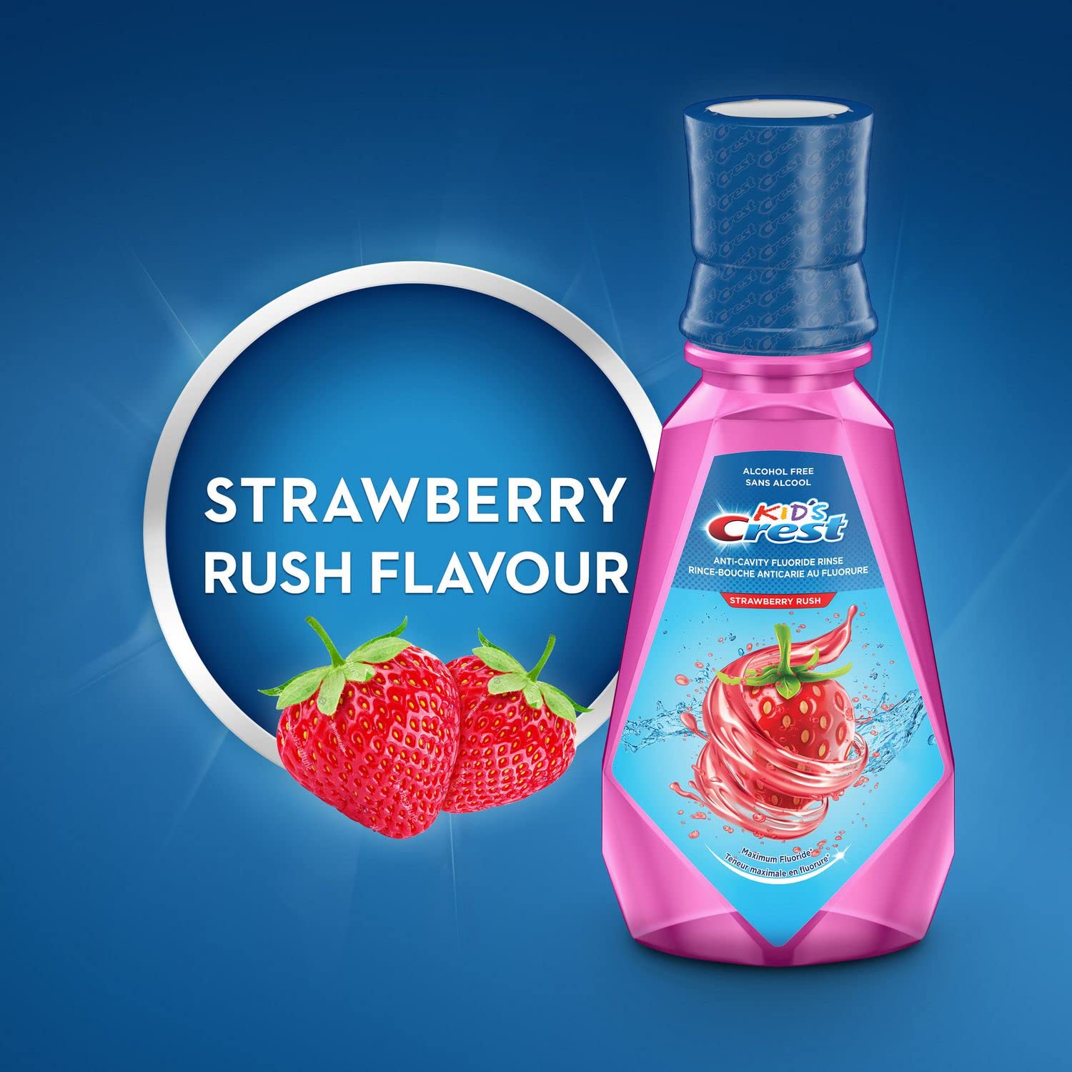 Foto 7 pulgar | Enjuague Bucal Crest Kid's Anticaries Sin Flúor, Sin Alcohol, 500 Ml - Venta Internacional.