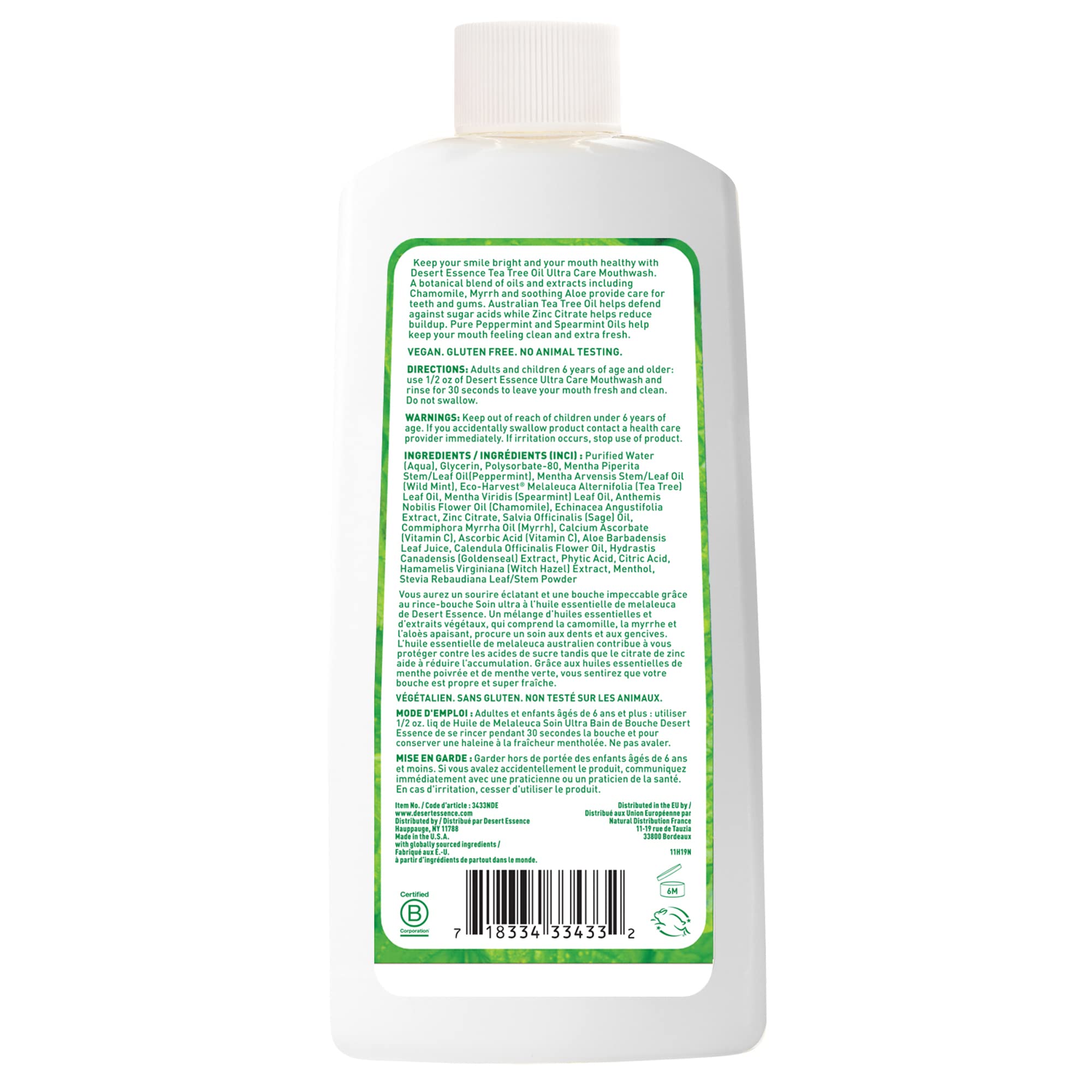 Foto 4 pulgar | Enjuague Bucal Desert Essence Ultra Care Mega Mint 473 Ml - Venta Internacional.