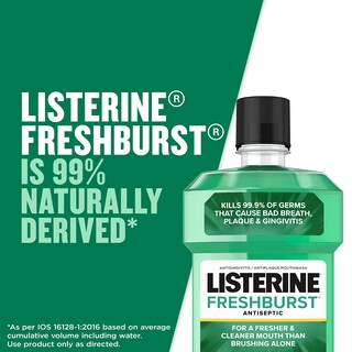 Foto 3 | Enjuague Bucal Listerine Freshburst, Antiséptico, 500 Ml, Menta Verde - Venta Internacional.