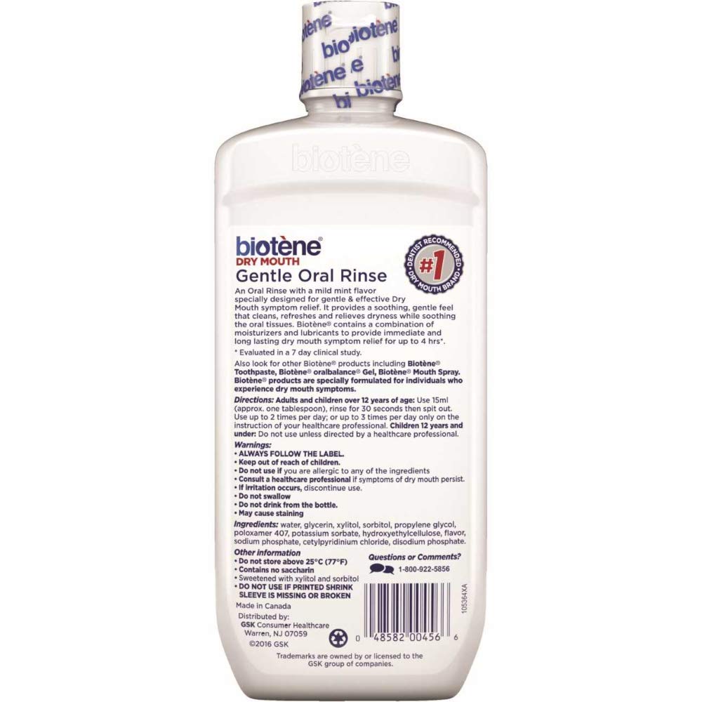 Foto 4 pulgar | Oral Rinse Biotene Hidratante Menta Suave, 473 Ml (paquete De 2) - Venta Internacional.
