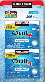 Foto 1 | Gum Kirkland Signature Quit Ice Mint, 4 Mg, 300 Unidades - Venta Internacional.
