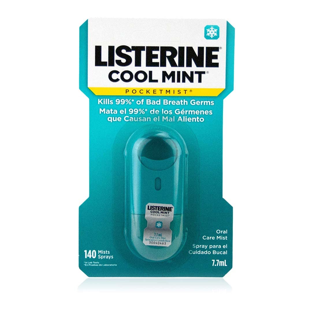 Foto 2 pulgar | Bruma De Bolsillo Para Cuidado Bucal Listerine Cool Mint 7,7 Ml - Venta Internacional.