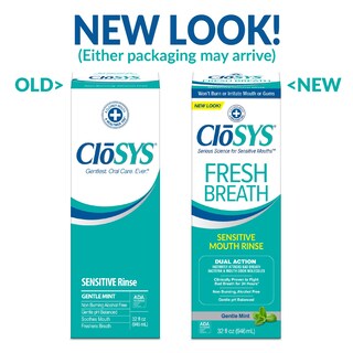 Foto 3 | Enjuague Bucal Closys Sensitive 946 Ml, Suave, Menta, Sin Alcohol - Venta Internacional.