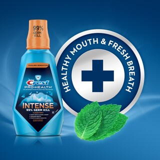 Foto 6 | Enjuague Bucal Crest Pro Health Intense Cpc Clean Mint 500 Ml X4 - Venta Internacional.