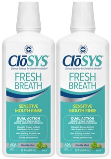 Foto 2 | Enjuague Bucal Closys Sensitive 946 Ml, Paquete De 2 Unidades, Sin Alcohol - Venta Internacional.