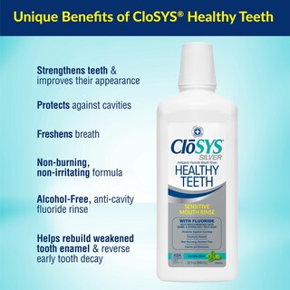 Foto 3 | Enjuague Bucal Closys Healthy Teeth Anticaries 946ml Con Flúor - Venta Internacional.