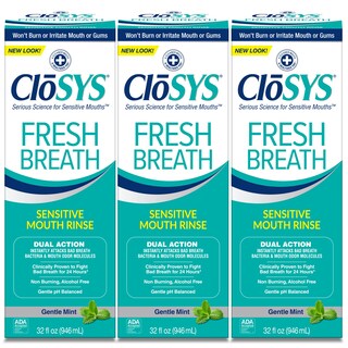 Foto 1 | Enjuague Bucal Closys Fresh Breath Sensitive 960 Ml (paquete De 3) - Venta Internacional.