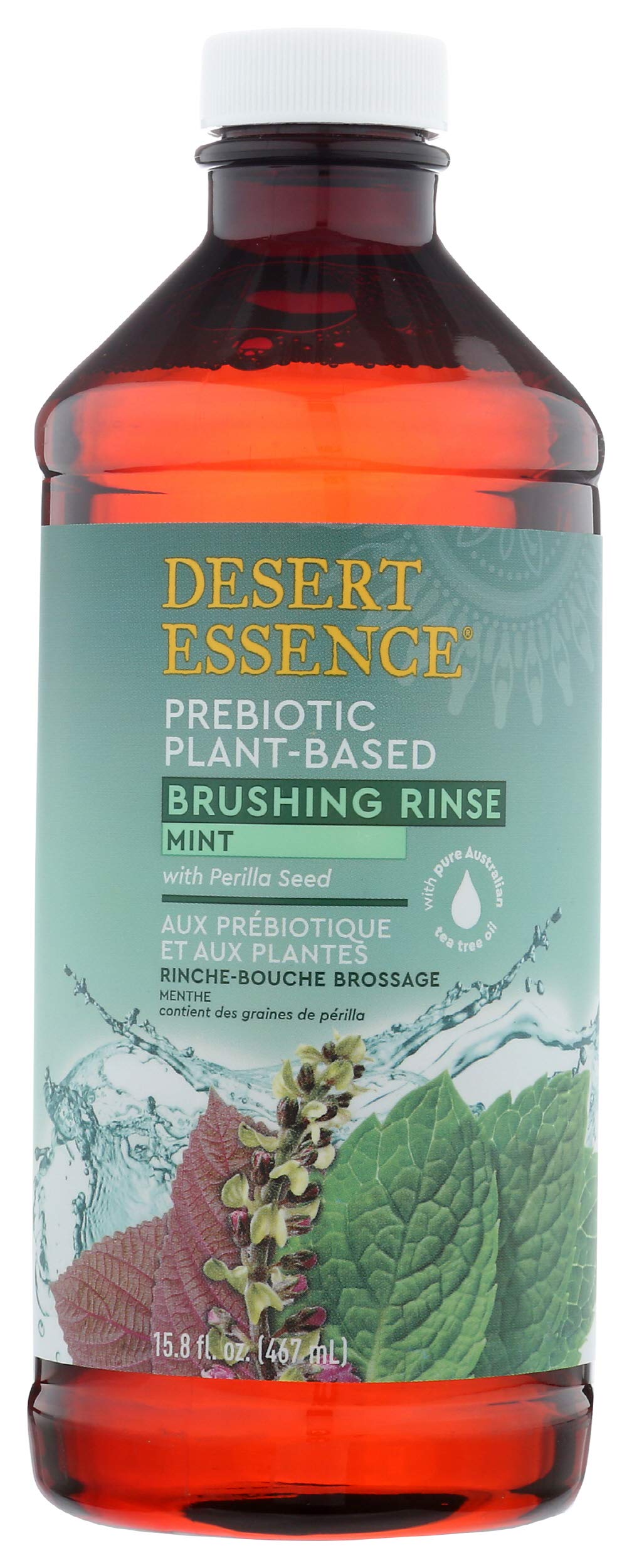 Enjuague Prebiótico Para Cepillado A Base De Plantas Desert Essence Mint 470 Ml - Venta Internacional. $699
