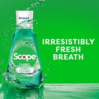 Foto 5 | Enjuague Bucal Crest Scope Classic Original, 500 Ml, 4 Unidades - Venta Internacional.
