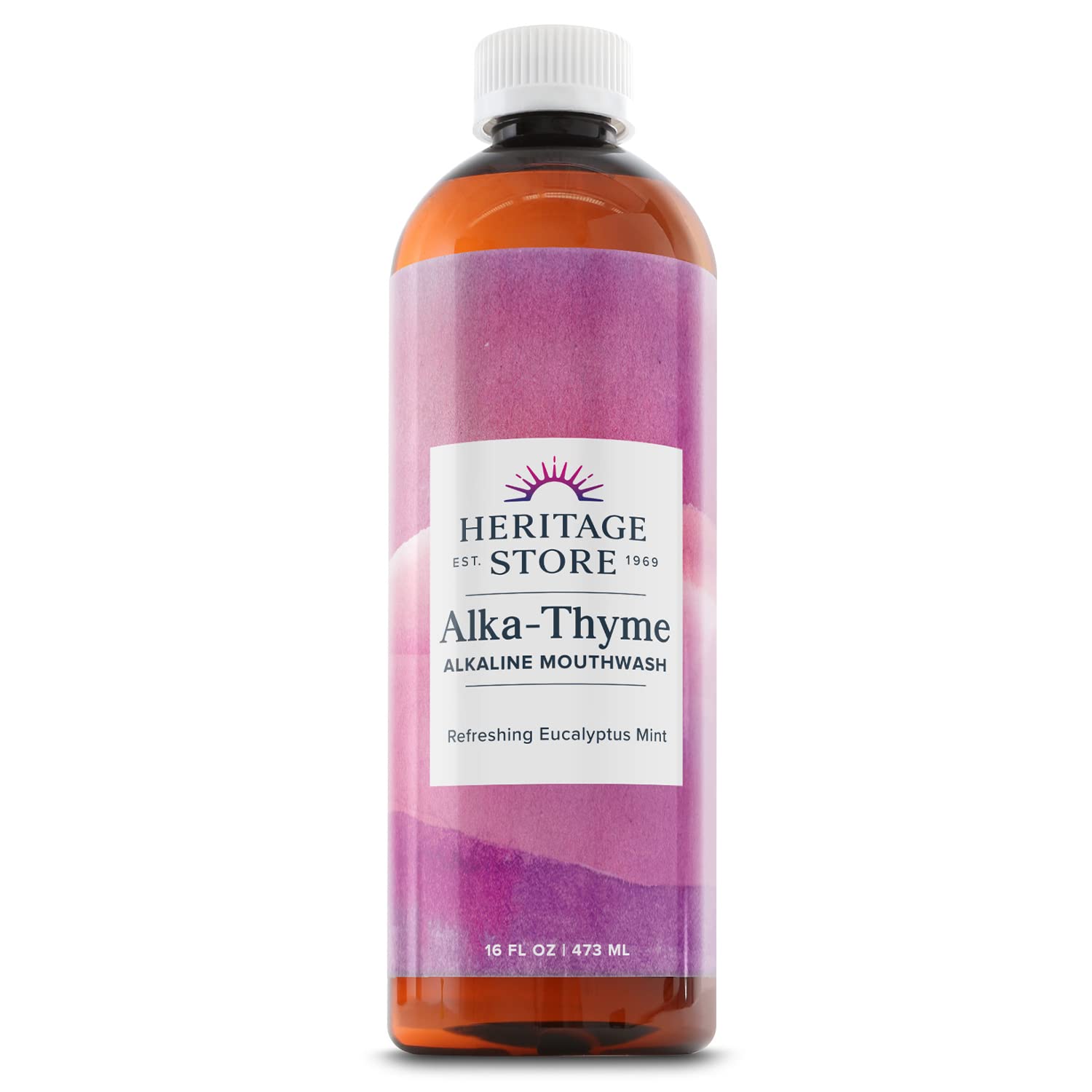 Foto 2 pulgar | Enjuague Bucal Heritage Store Alka-thyme Alkaline 480 Ml Cool Mint - Venta Internacional.