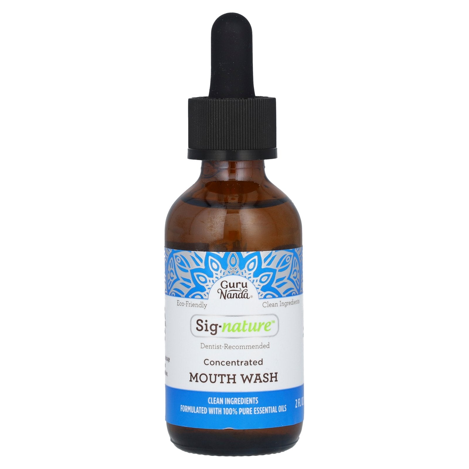 Enjuague Bucal Gurunanda Sig-nature Concentrado De Menta Silvestre, 59 Ml - Venta Internacional.