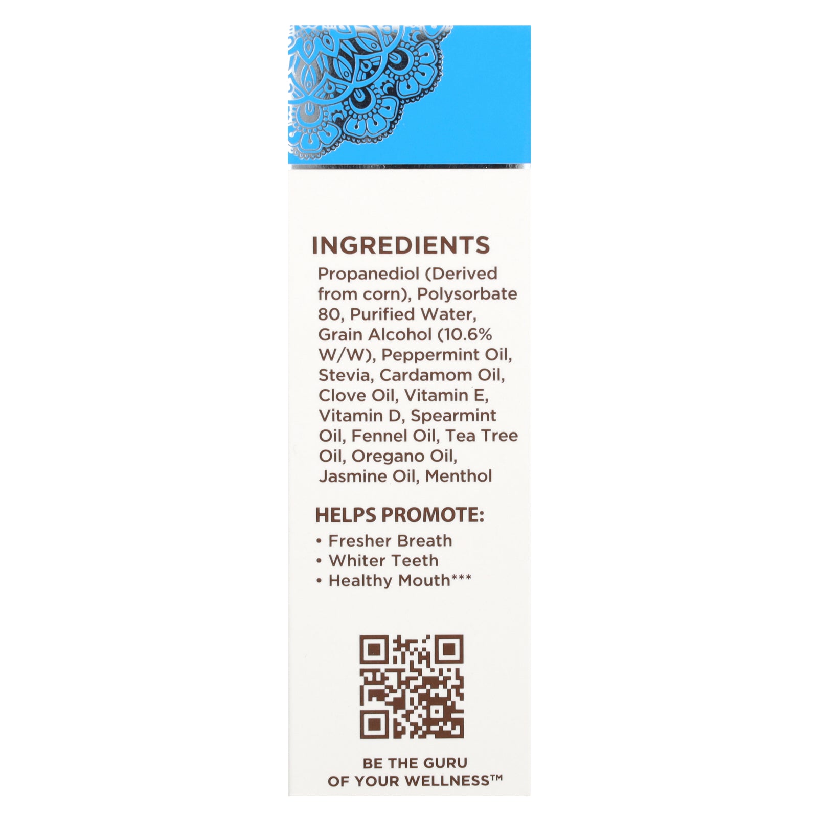 Foto 4 pulgar | Enjuague Bucal Gurunanda Sig-nature Concentrado De Menta Silvestre, 59 Ml - Venta Internacional.