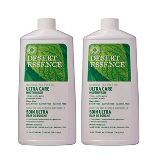 Foto 1 | Enjuague Bucal Desert Essence Ultra Care, Aceite De Árbol De Té, 480 Ml, Paquete De 2 - Venta Internacional.