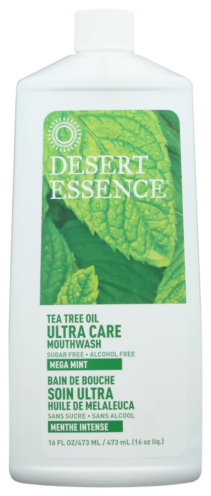 Enjuague Bucal Desert Essence Ultra Care, Aceite De Árbol De Té, 480 Ml, Paquete De 2 - Venta Internacional.
