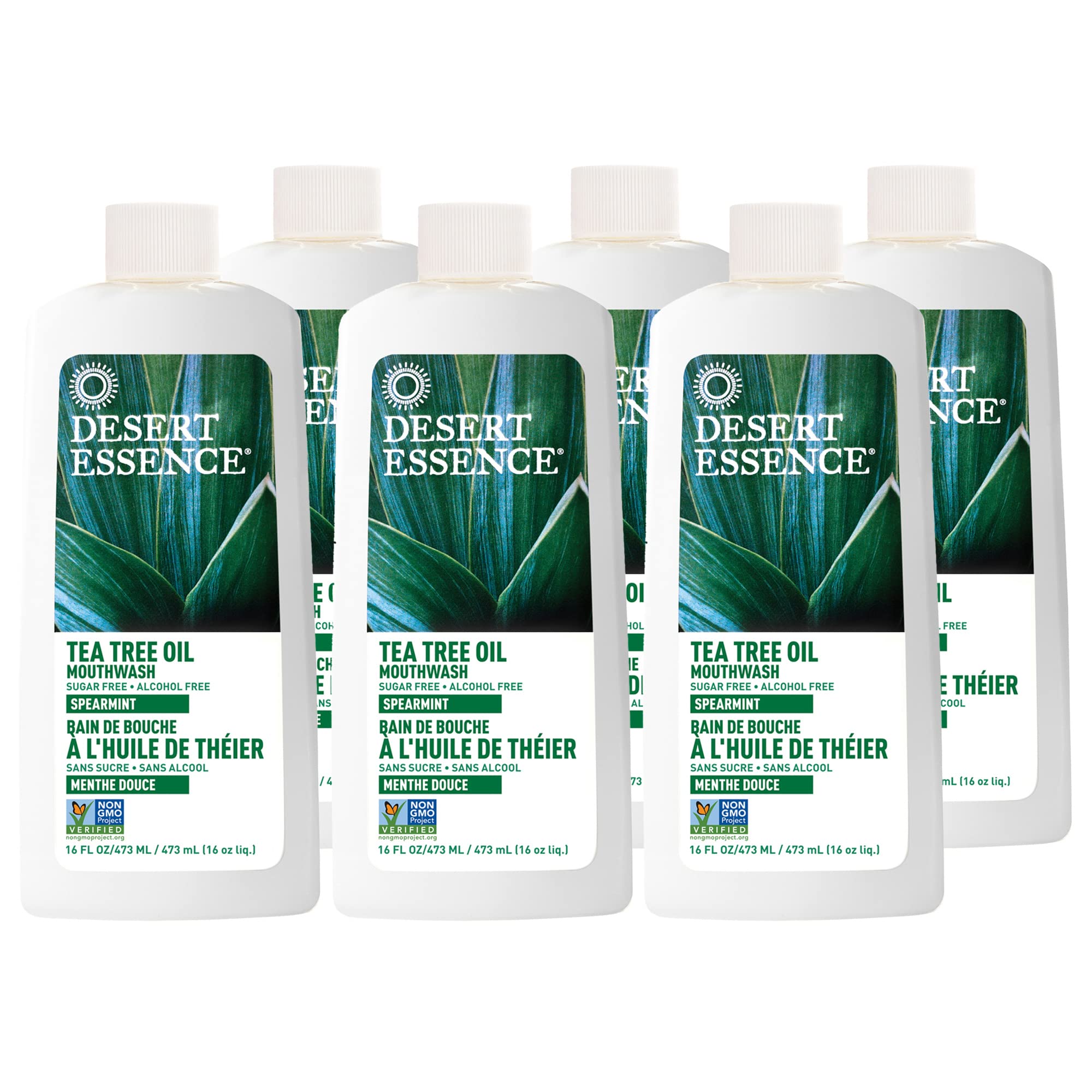 Enjuague Bucal Desert Essence  Aceite De Árbol De Té  473 Ml  Paquete De 6 - Venta Internacional.