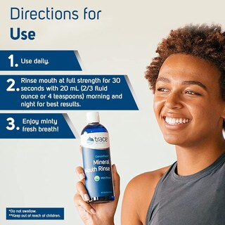 Foto 5 | Enjuague Bucal Trace Minerals Concentrace Mineral 500 Ml Menta - Venta Internacional.