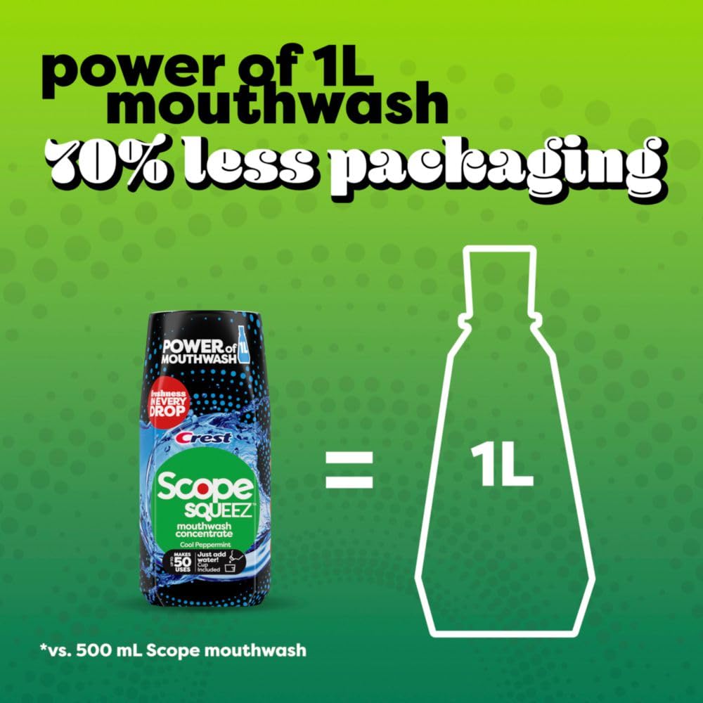 Foto 7 pulgar | Enjuague Bucal Crest Scope Squeez Cool Peppermint  Botella De 50 Ml - Venta Internacional.