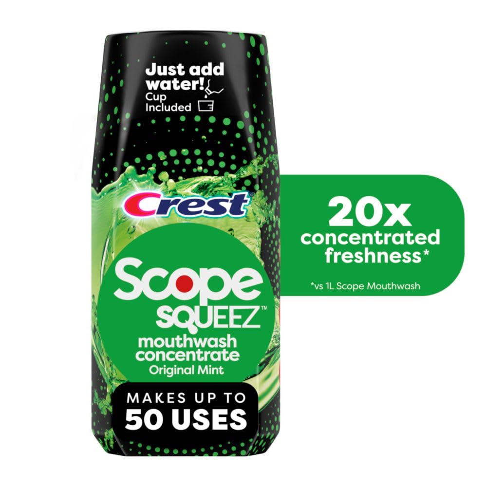 Enjuague Bucal Crest Scope Squeez Concentrate  Botella De 50 Ml - Venta Internacional.