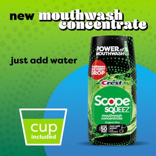 Foto 2 | Enjuague Bucal Crest Scope Squeez Concentrate Botella De 50 Ml - Venta Internacional.