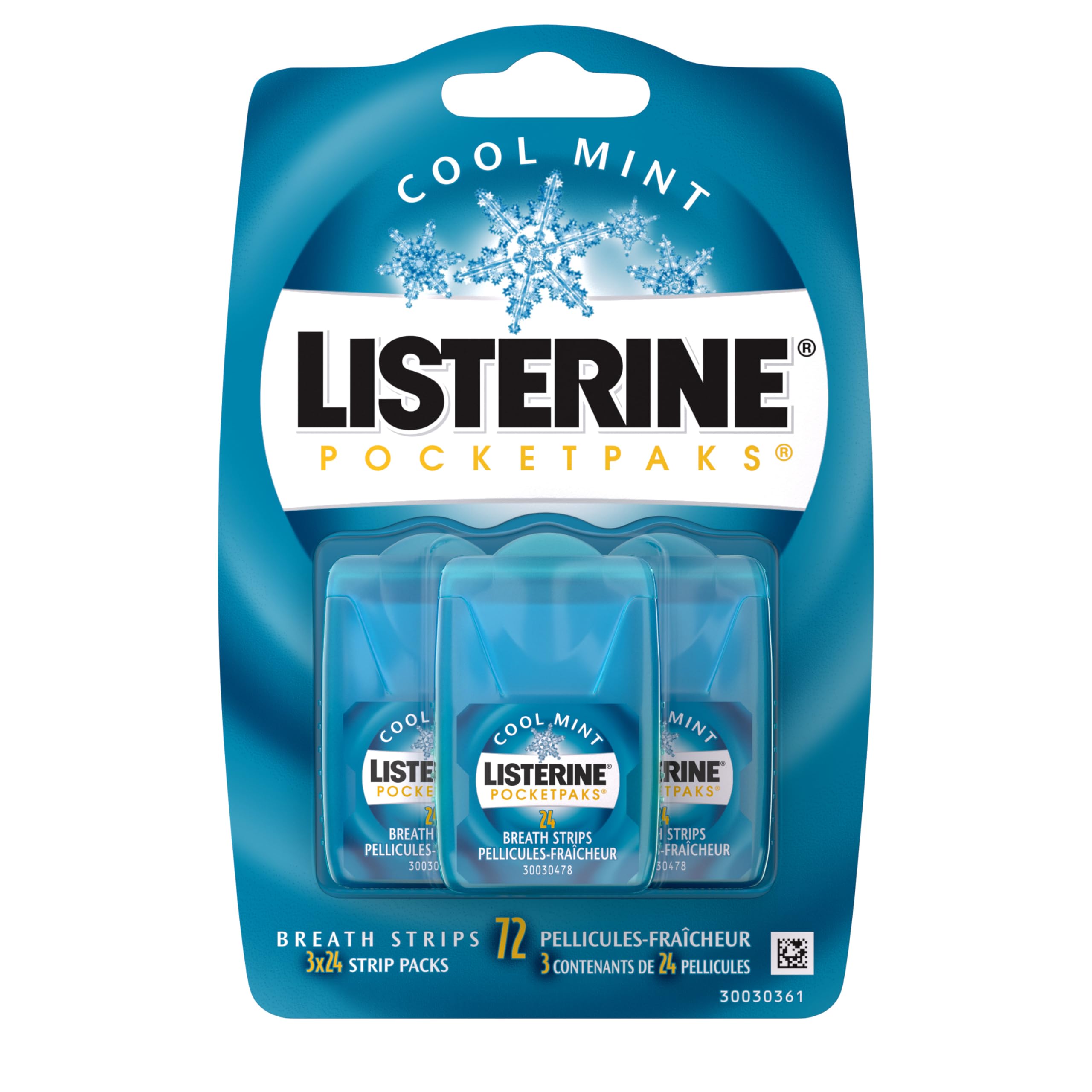 Breath Strips Listerine Pocketpaks Cool Mint  72 Unidades  2 Unidades - Venta Internacional.