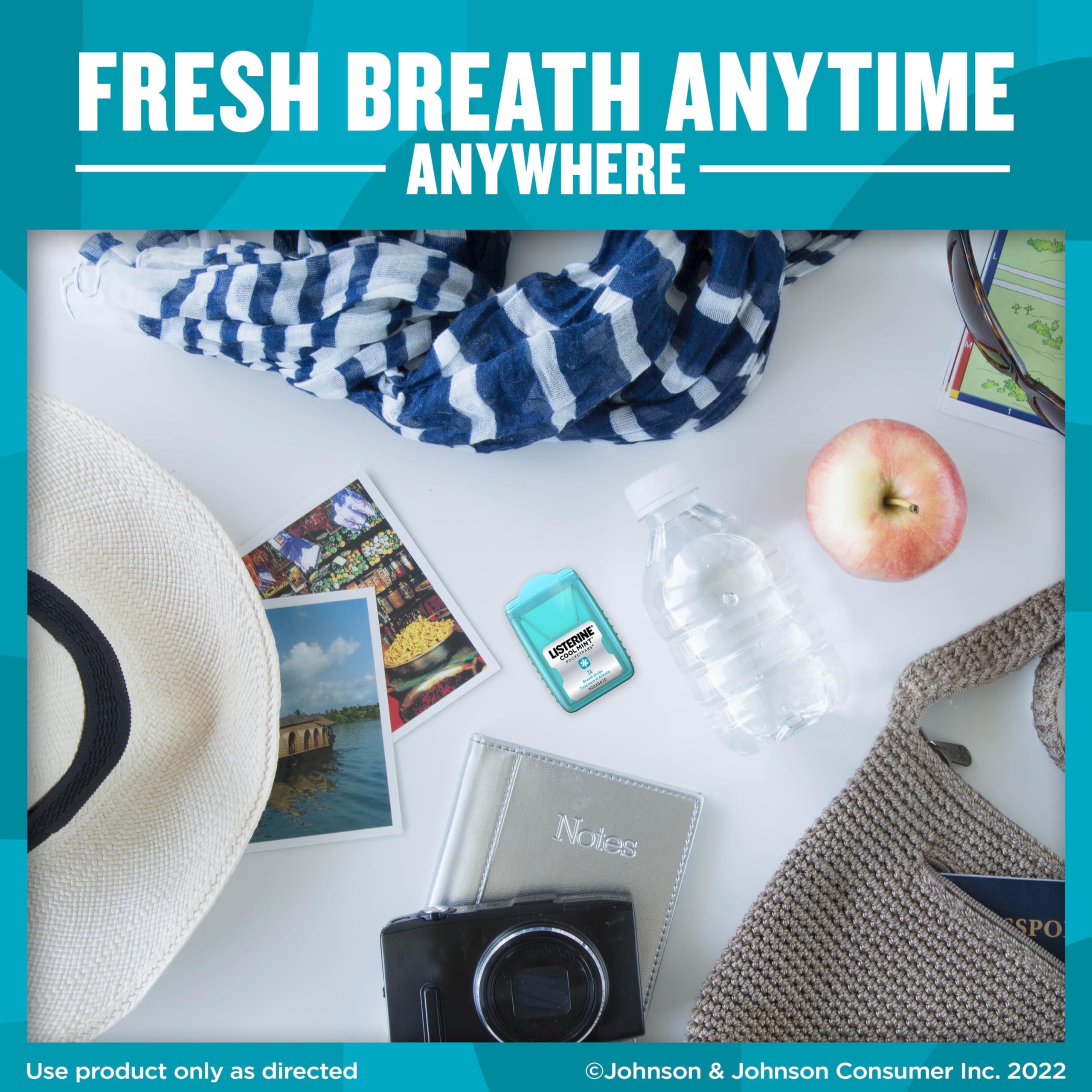 Foto 8 pulgar | Breath Strips Listerine Pocketpaks Cool Mint  72 Unidades  2 Unidades - Venta Internacional.