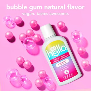Foto 4 | Enjuague Bucal Hello Kids Con Sabor A Chicle Con Forma De Unicornio 480 Ml (paquete De 3) - Venta Internacional.