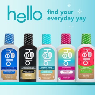 Foto 6 | Enjuague Bucal Hello Kids Con Sabor A Chicle Con Forma De Unicornio 480 Ml (paquete De 3) - Venta Internacional.
