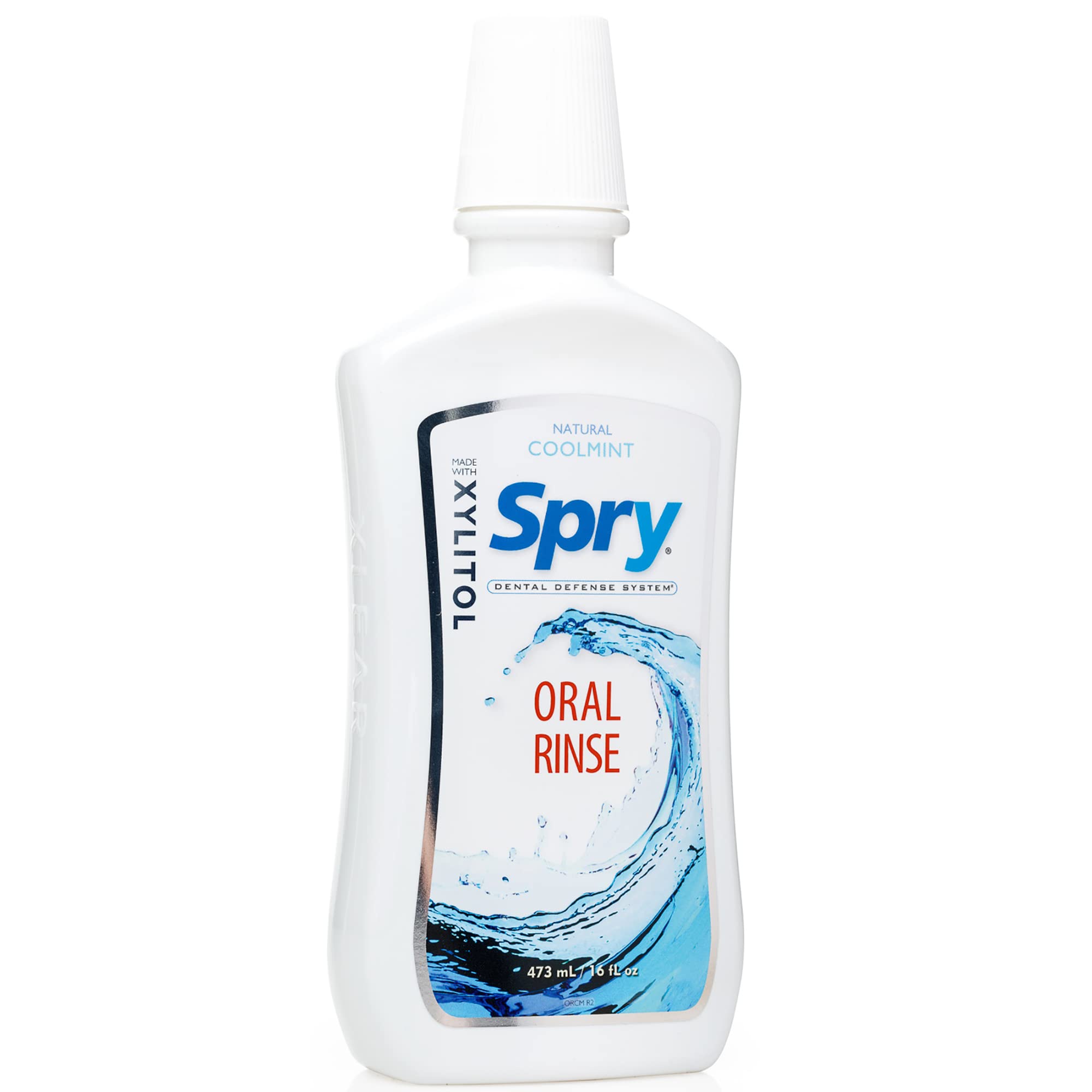 Enjuague Bucal Spry Natural  Sin Xilitol Y Flúor  Soporte Para Esmalte  480 Ml - Venta Internacional.