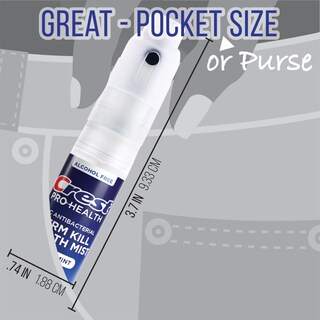 Foto 4 | Breath Spray Crest Pro-health Sin Alcohol Menta Limpia 7 Ml 3 Unidades - Venta Internacional.