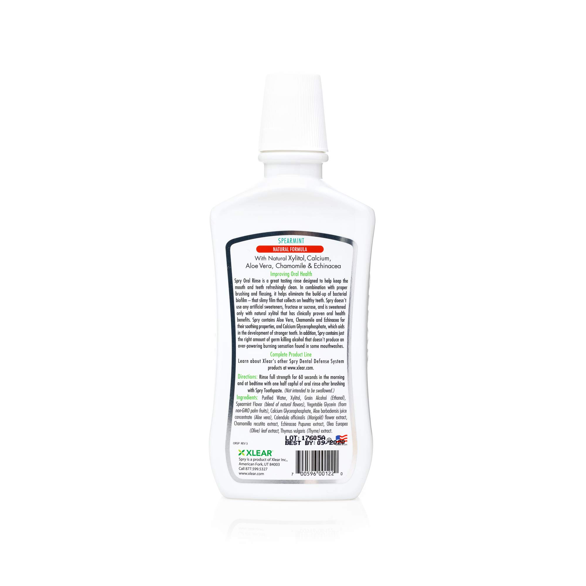 Foto 4 pulgar | Enjuague Bucal Spry Natural  Sin Xilitol Y Flúor  Soporte Para Esmalte  480 Ml - Venta Internacional.
