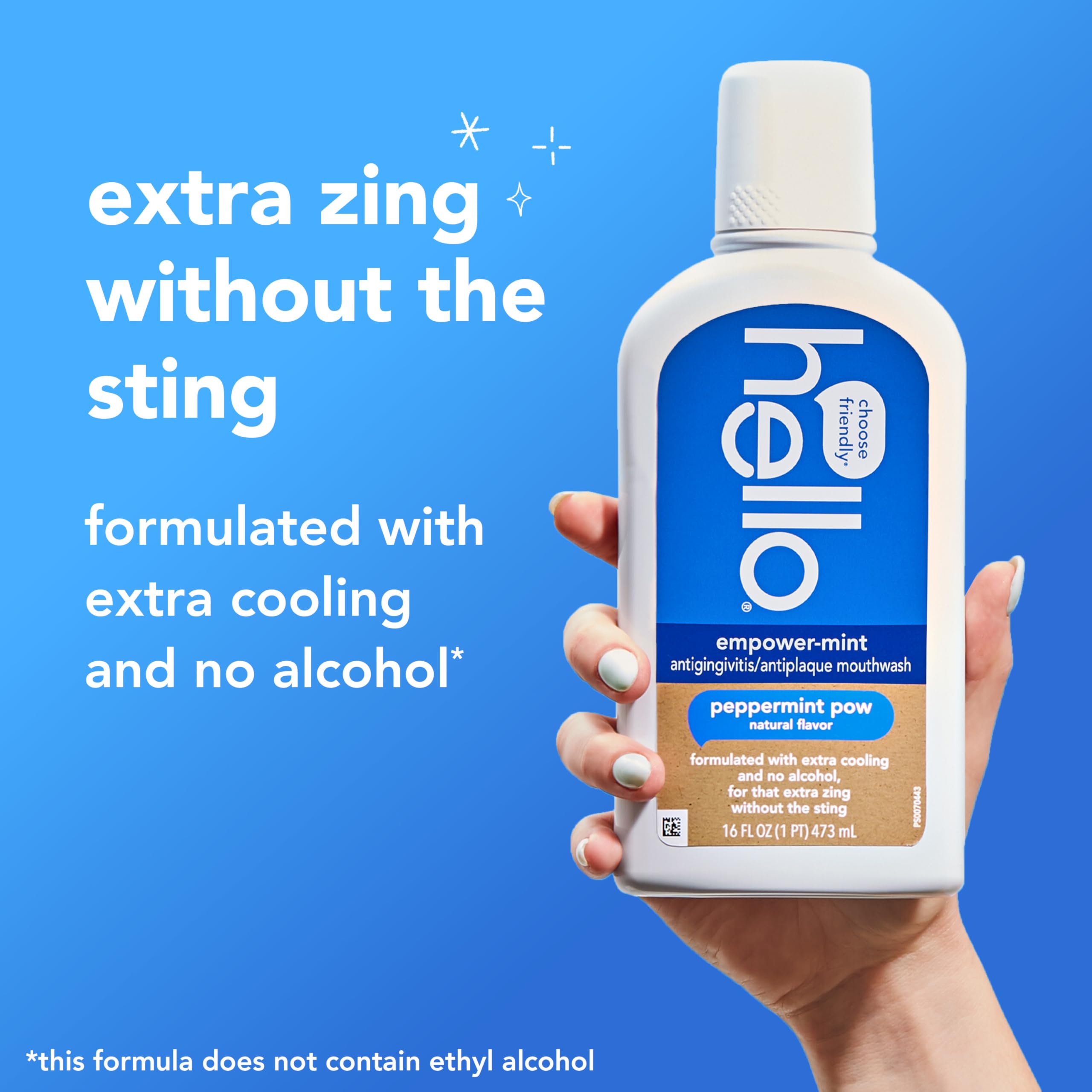 Foto 5 pulgar | Enjuague Bucal Hello Empower-mint  Sin Flúor  Sin Alcohol  480 Ml  Paquete De 3 - Venta Internacional.