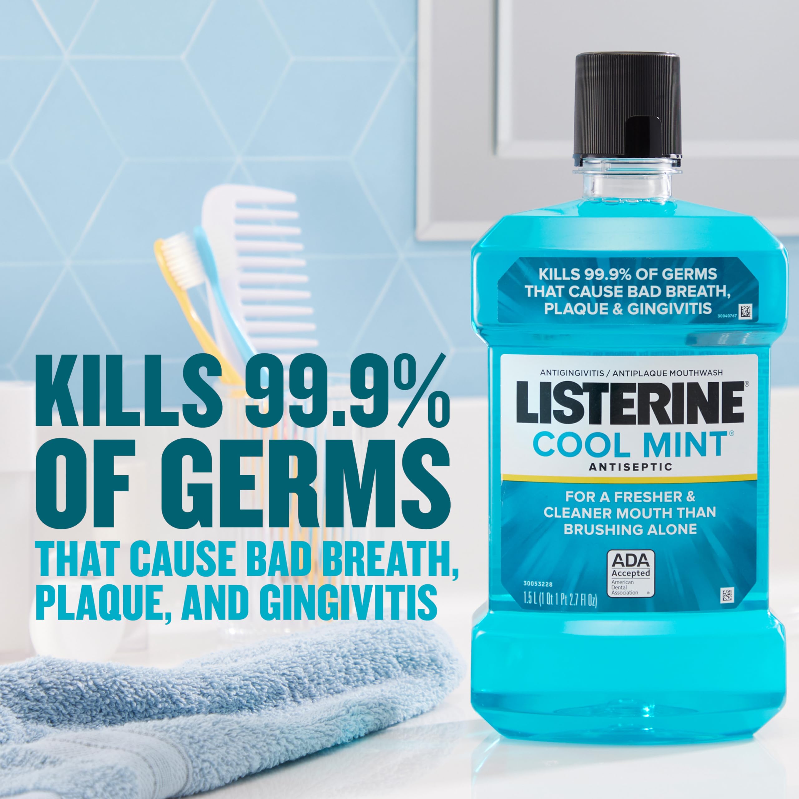 Foto 4 pulgar | Enjuague Bucal Listerine Cool Mint  Antiséptico  250 Ml  8.5 Onzas Líquidas - Venta Internacional.