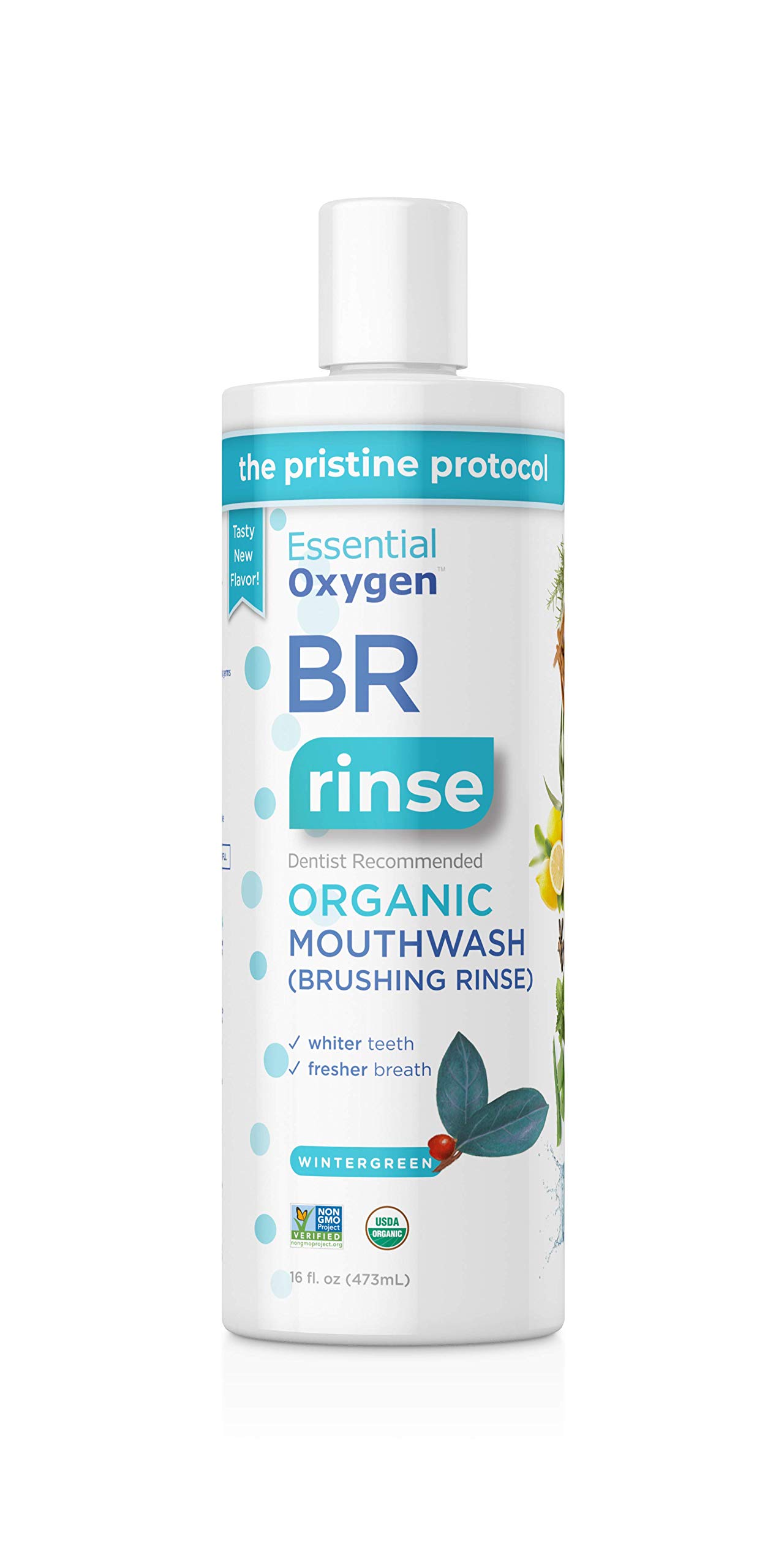 Foto 1 | Enjuague Bucal Essential Oxygen Certificado Br Organic 480 Ml - Venta Internacional.