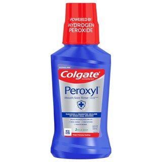 Foto 1 | Enjuague Bucal Colgate Peroxyl Con Peróxido De Hidrógeno Al 1 5% 250 Ml - Venta Internacional.