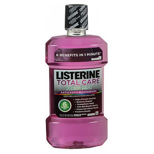 Foto 1 | Enjuague Bucal Listerine Total Care Anticaries Fresh Mint 1l - Venta Internacional.