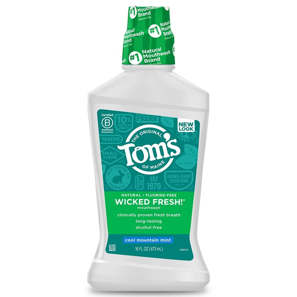 Foto 1 | Enjuague Bucal Tom's Of Maine Wicked Fresh! Cool Mountain Mint  480 Ml - Venta Internacional.