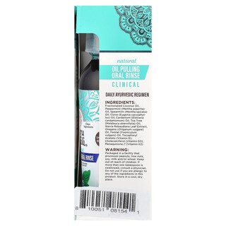 Foto 3 | Enjuague Oral Gurunanda Aceite Natural Para Extraer Aceite De Coco Y Menta 237 Ml - Venta Internacional.