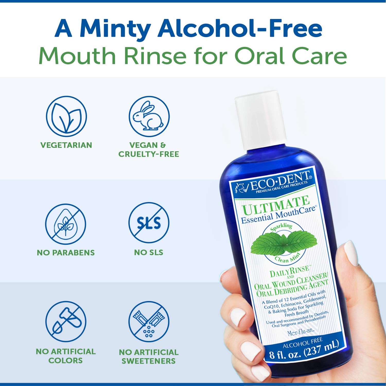 Foto 5 pulgar | Enjuague Bucal Eco-dent Ultimate Essential Mouthcare 240 Ml X2 - Venta Internacional.