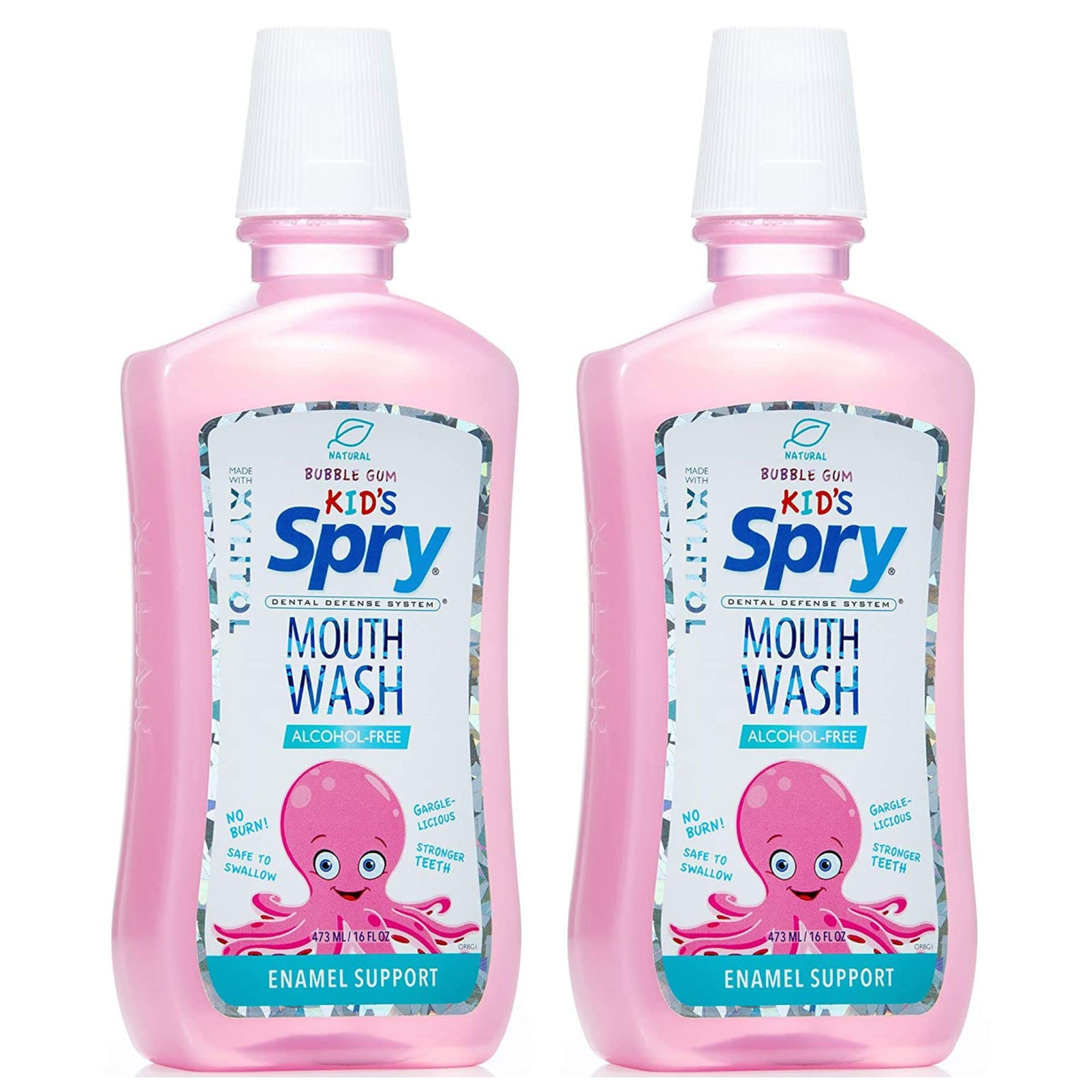 Foto 1 | Enjuague Bucal Spry  Sin Xilitol  Esmalte  Sin Flúor  480 Ml  Paquete De 2 - Venta Internacional.