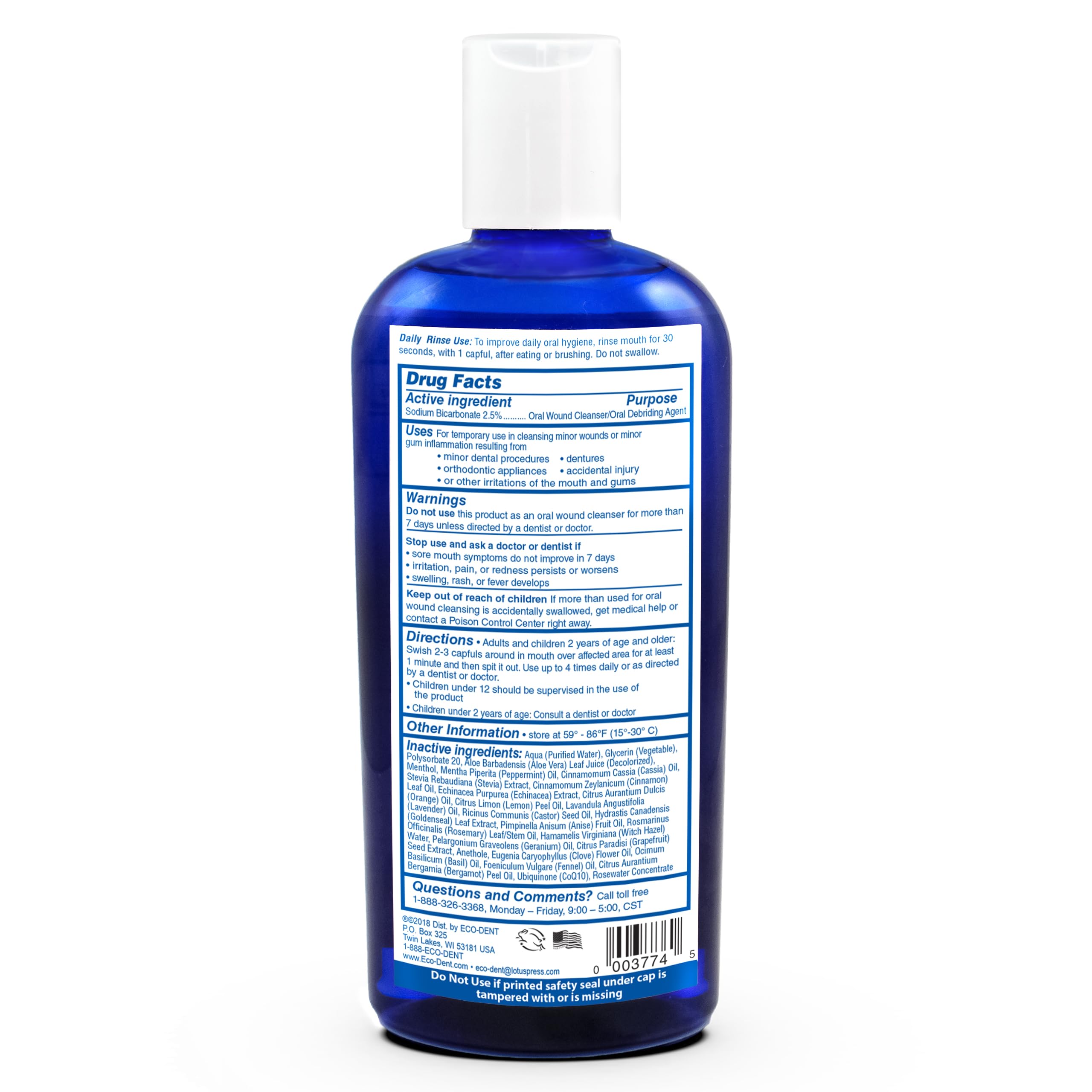 Foto 3 pulgar | Enjuague Bucal Eco-dent Ultimate Essential Mouthcare Canela 240 Ml - Venta Internacional.