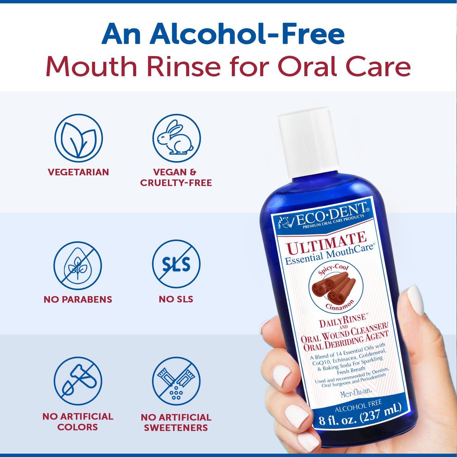 Foto 6 pulgar | Enjuague Bucal Eco-dent Ultimate Essential Mouthcare Canela 240 Ml - Venta Internacional.