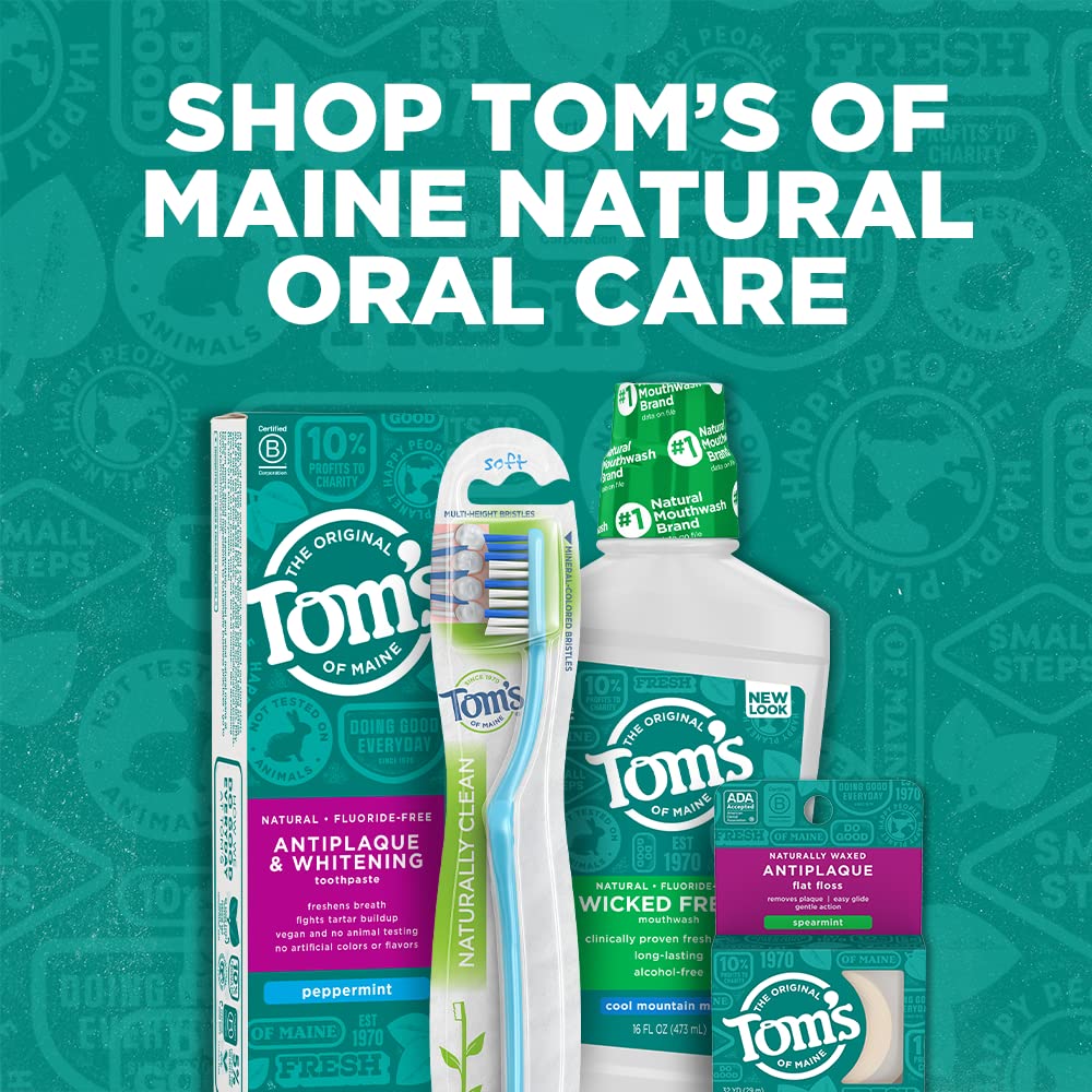 Foto 6 | Enjuague Bucal Tom's Of Maine Wicked Fresh Cool Mountain Mint 480 Ml  Paquete De 6 - Venta Internacional.