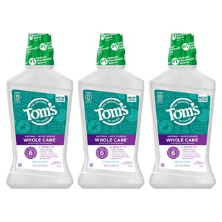 Foto 1 | Enjuague Bucal Tom's Of Maine Whole Care Con Flúor Natural 480 Ml X 3 - Venta Internacional.