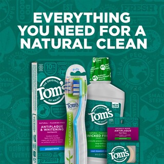 Foto 6 | Enjuague Bucal Tom's Of Maine Whole Care Con Flúor Natural 480 Ml X 3 - Venta Internacional.