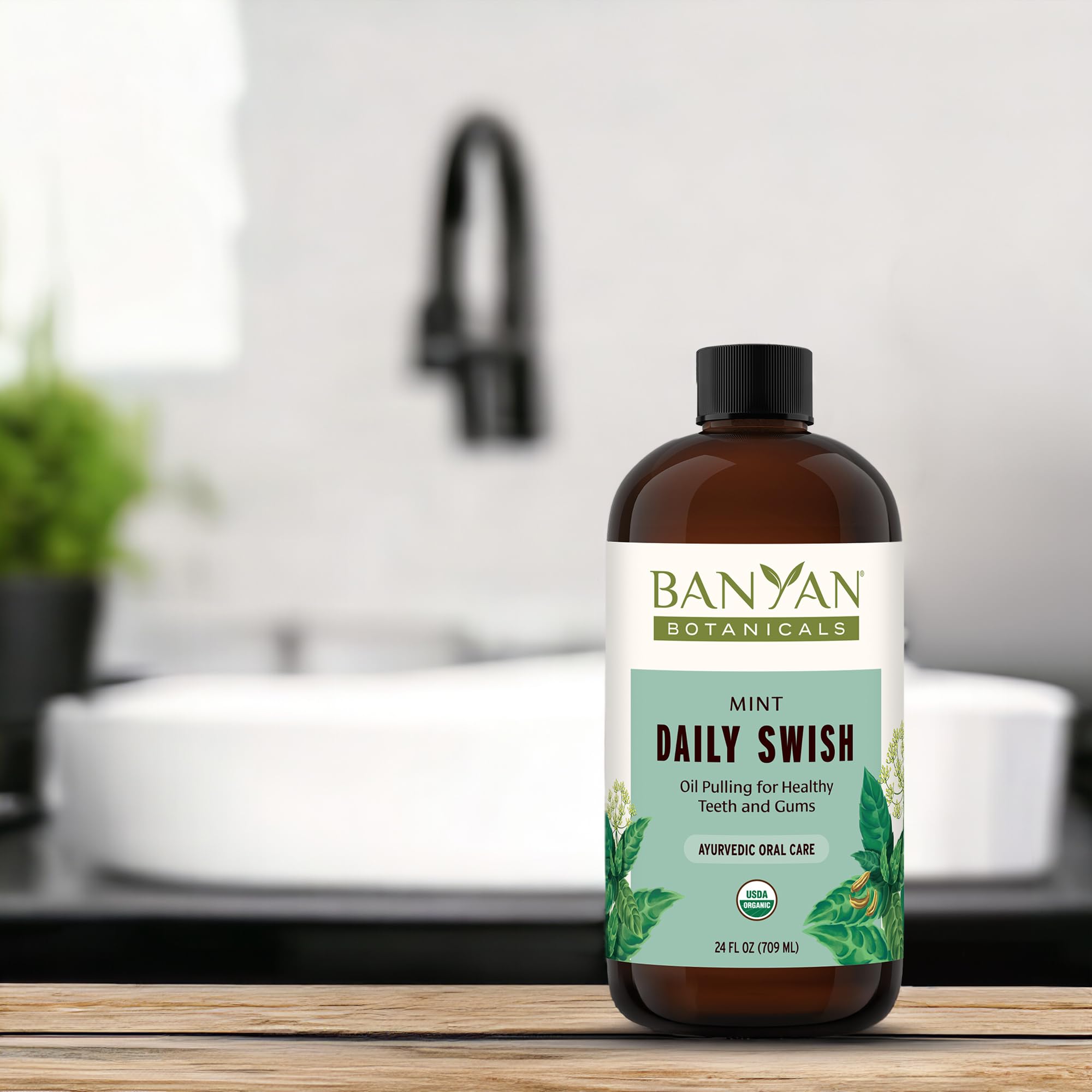 Foto 5 | Enjuague Bucal Banyan Botanicals Mint Daily Swish 710 Ml Orgánico - Venta Internacional.