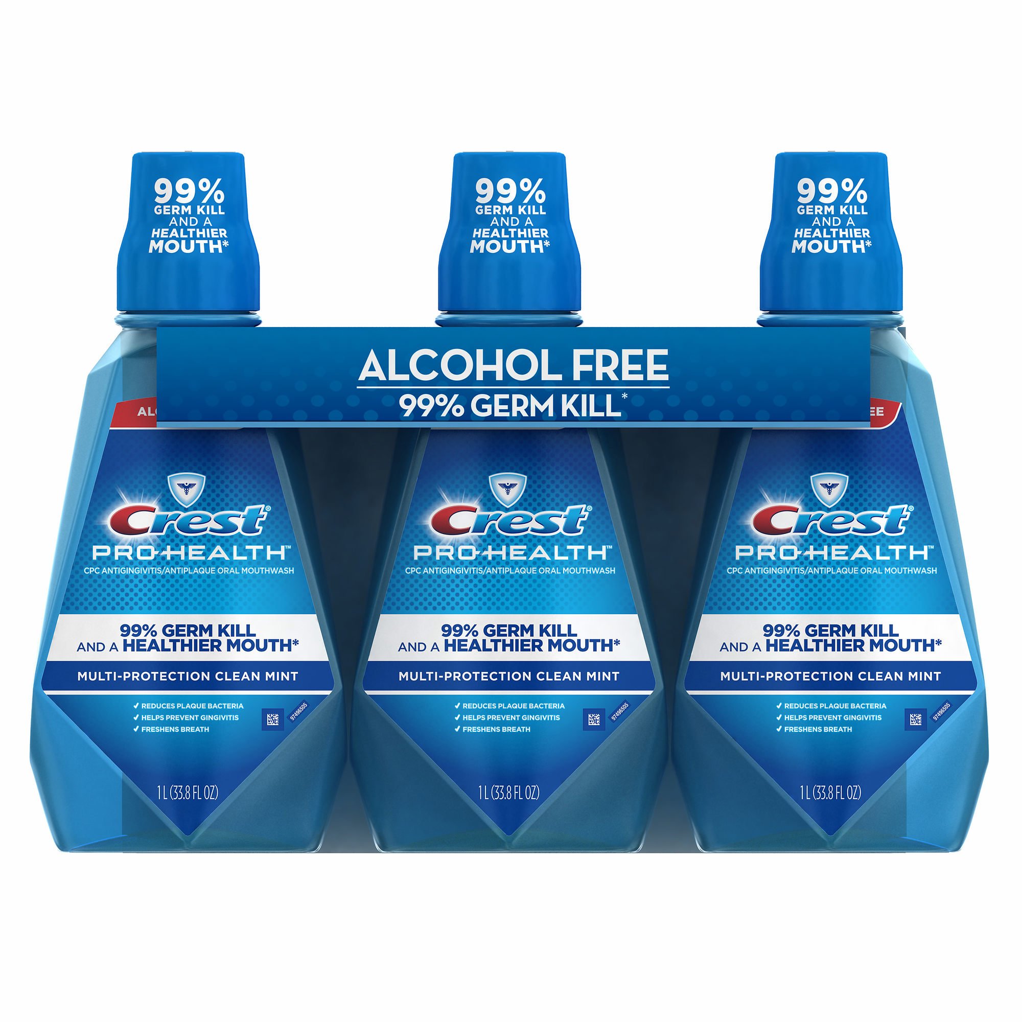 Foto 2 pulgar | Enjuague Bucal Crest Pro Health Multiprotection 1 L (paquete De 3) - Venta Internacional.