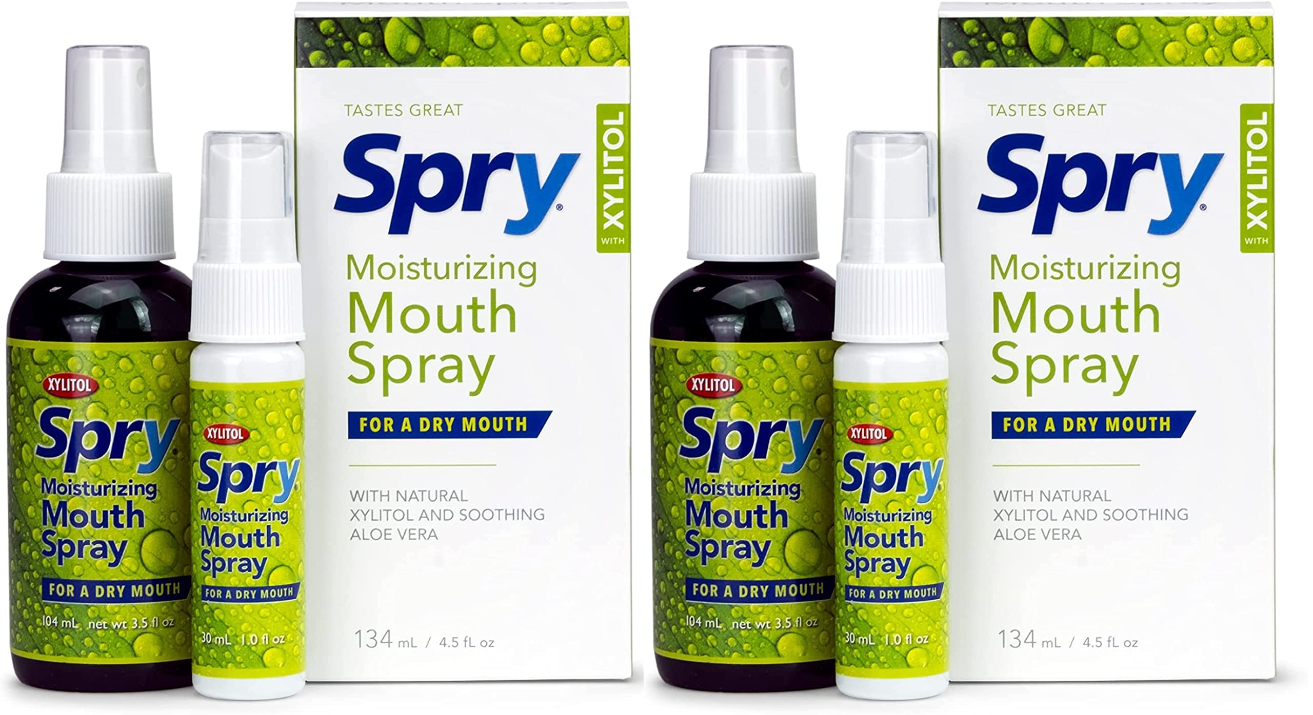 Foto 2 pulgar | Spray Hidratante Para Boca Seca Spry Natural Con Xilitol  130 Ml (paquete De 2) - Venta Internacional.