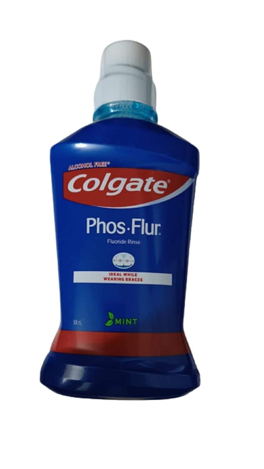 Enjuague Con Flúor Colgate Phos-flur Anticaviity Mint  500 Ml (paquete De 3) - Venta Internacional. $1,195