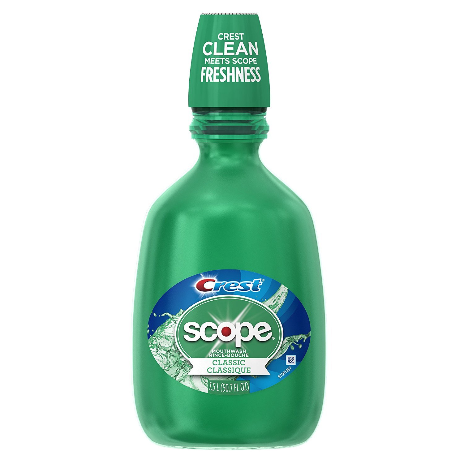 Foto 2 pulgar | Enjuague Bucal Crest Scope Classic Original Formula 1.5 L - Venta Internacional.